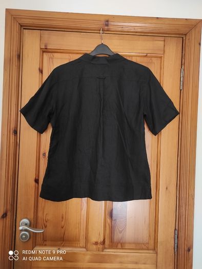 Ladies linen button down shirt(large)