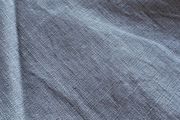 2.1 metres of 61 inch width 100% linen in chambray blue