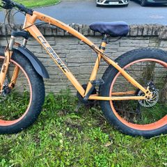 Classic Orange Mountain Bike