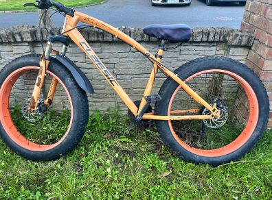 Classic Orange Mountain Bike