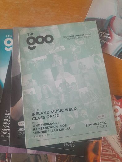 Complete 1 Year Collection of 'The Goo', Dublin Independant Music Magazine, Issues 0-11. 2022 to 2023, featuring Soak, David Keenan, The Murder Capital, Grave Goods, Kormac, Jape, Planned, Meryl Streek, Ailbhe Reddy, David Kitt and more.