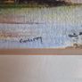 Large Framed Signed Carberry Watercolour Landscape 62 x 90 cm Image 3