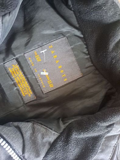 Zara boys waterproof rain warm  jacket 11-12