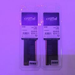 Crucial Ct32g48c40u5 64gb (2x32gb) Ddr5 4800mhz Dimm
