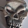 Vintage FrightZone Skull Latex Mask - Halloween Theme Image 4
