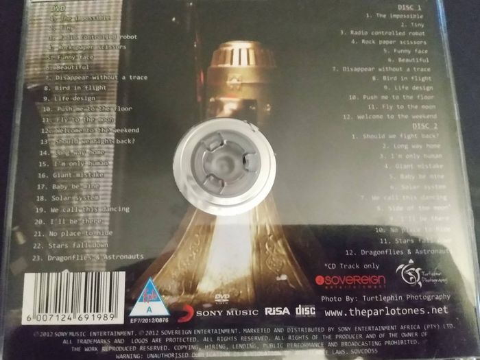 The Parlotones - Dragonflies And Astronauts 2 x CD / DVD South African Indie Rock VG+