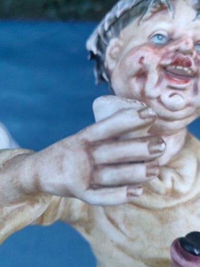 Vintage 10" Capodimonte "Merry Monk"