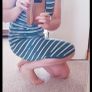Striped Dress Size 8-10 Image 2