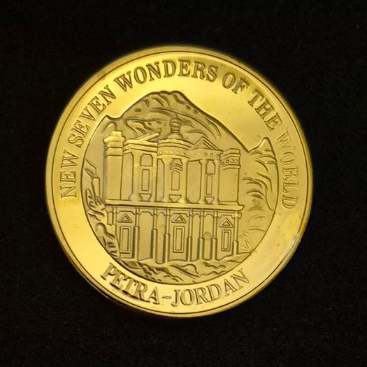 New seven wonders of the world, full set. Commerative coins.