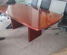 executive boardroom table with 6