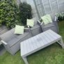4 piece garden furniture set. Image 4