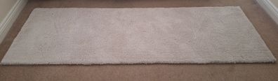 Dunnes Stores Premium Plush Runner 66 x 200cm - Beige - Reduced Price - Quick Sale