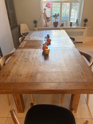 Extendable kitchen table