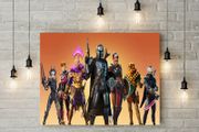 The Mandalorian baby Yoda Fortnite skins printed Wall picture 3mm foamex board printed picture on it wall board wall decor wall art picture