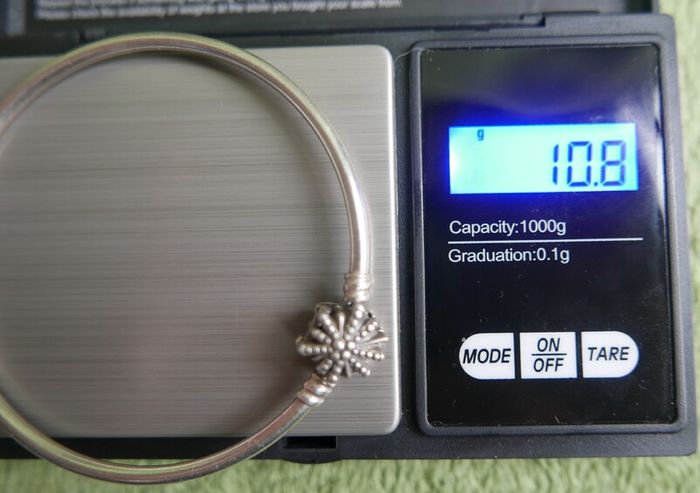 Genuine Pandora Sterling Silver 925  Limited Edition Firework Snowflake Christmas Bangle 10,8g