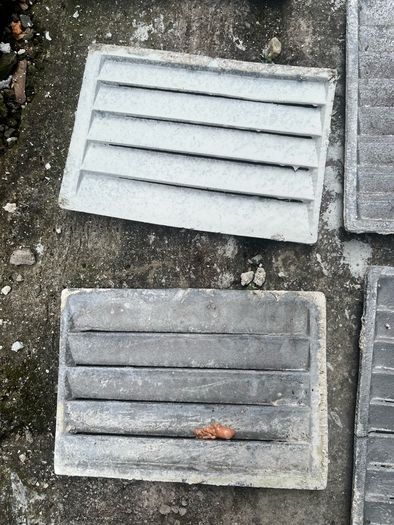 Aluminium vents