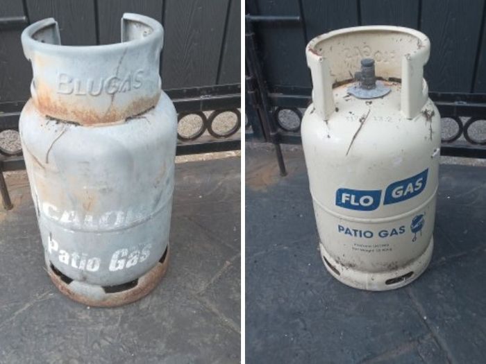 Patio gas bottles (full)