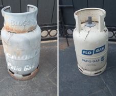 Patio gas bottles (full)