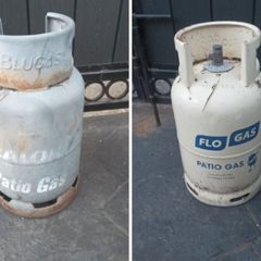 Patio gas bottles (full)