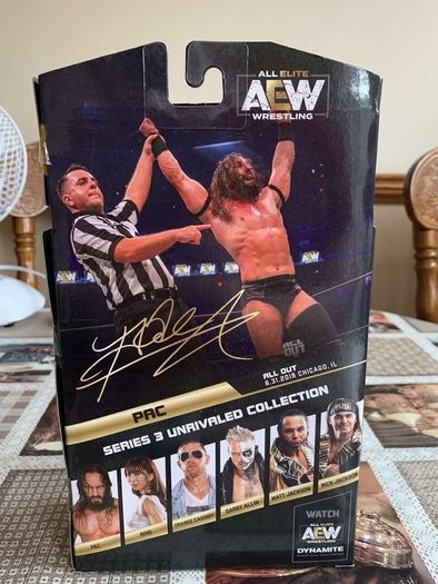 wwe Aew unrivaled series 3 Pac action figure