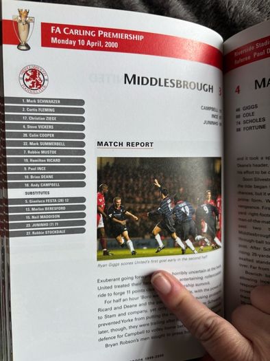 Manchester United Official Yearbook 2000
