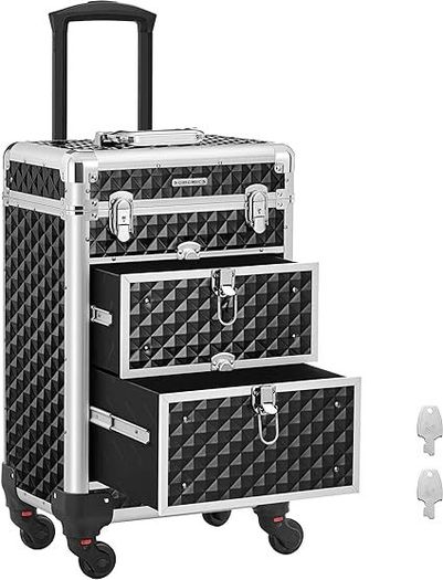 Cosmetic Case Trolley Make up trolley hairdressers trolley  LIMITED STOCK