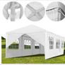3 x 9 m Gazebo, UV Marquee Protection Party Tent, Waterproof Material High-Quality Garden Tent with 8 Side Panels, for Wedding, Party, Garden, Market Image 2
