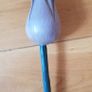 Large Size Vintage Handmade Wooden Flowers x12 Pieces Image 9