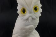 Alabaster snow owl figurine