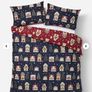 Gingerbread Christmas Duvet Set King Size Reversible Image 3