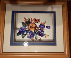 poppies in a box frame