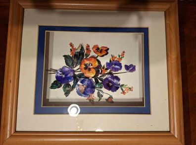 poppies in a box frame