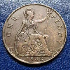 Great Britain 1932 Penny coin