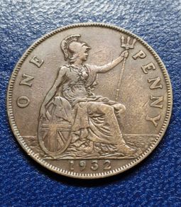 Great Britain 1932 Penny coin