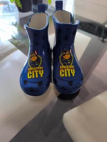 paw patrol blue kids wellies size 26