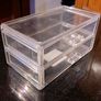 Small Plastic Storage Container With Drawers. Used Image 3
