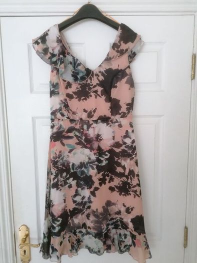 Myleene Klass Floral Chiffon Dress