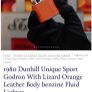 Dunhill Sport Godron lighter vintage, tobacco Image 5