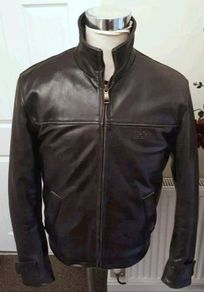 Helstons leather biker's motocycle jacket