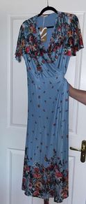 Jolie Moi blue maxi dress
