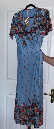 Jolie Moi blue maxi dress