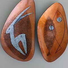 Mid-century Austrian Copper Dishes