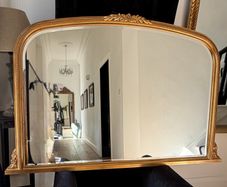 Vintage Over Mantle Mirror