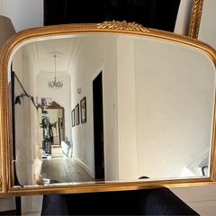 Vintage Over Mantle Mirror