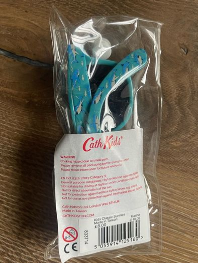 kids sunglasses Cath Kids fish pattern BNIB
