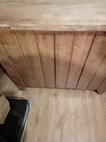 Antique Pine Vanity dresser.