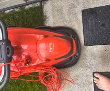 Lawnmower (Flymo) and Strimmer