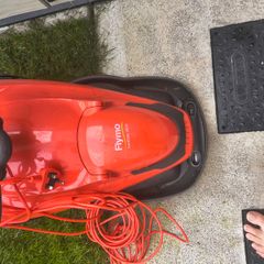 Lawnmower (Flymo) and Strimmer