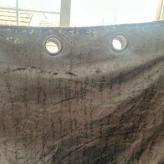 grey curtains
