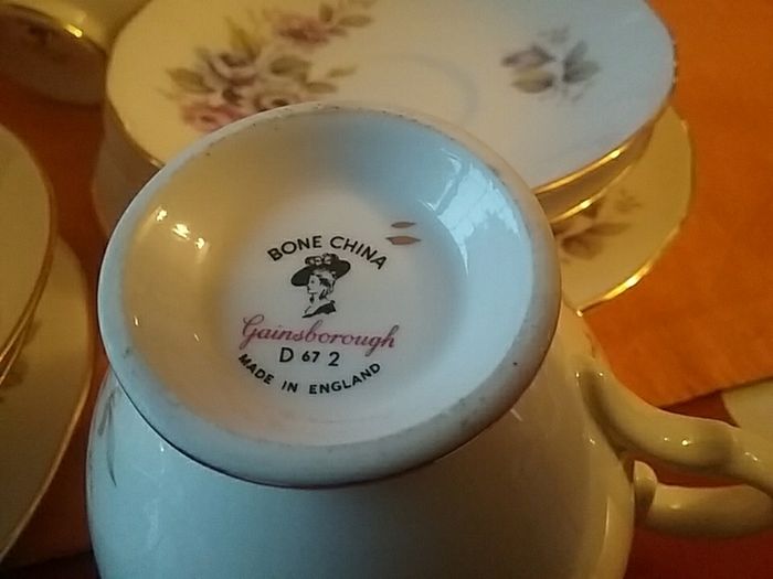 Gainsborough Lavender Floral ChinaTeaset